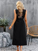 Summer Temperament Waistless Long Sleeveless Sundress