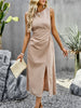 Summer Temperament Waistless Long Sleeveless Sundress