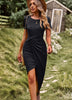 New Knitted Dress High Stretch Light Dress Casual Skirt