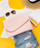 Foldover Envelope Clutch Handbag - Easy Carring