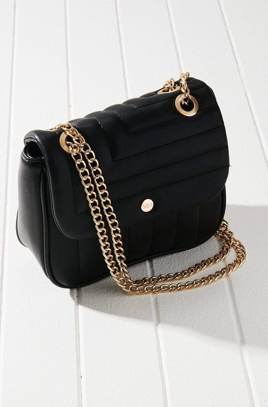 Leather Quilted Flap Bag