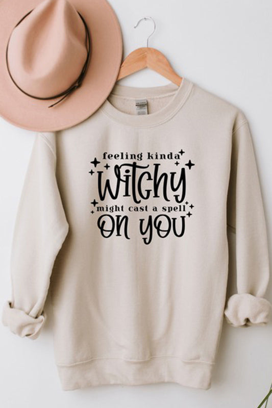 Feeling Kinda Witchy Graphic Sweatshirt