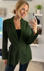 New Women's Solid Color Double Pocket Blazer