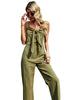 Women's back -back bow sexy long sling jumpsuit