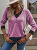 New stitching knitted sweater cashmere sweater T-shirt