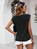 Women's Knitted Lace Hollow Stitching Dolman Sleeve Casual Top